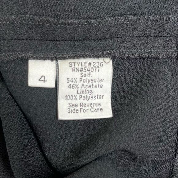 Cabi Flapper Empire Waist Black Sleeveless Car Wash Shift Dress 236 Women Size 4 - Picture 11 of 16